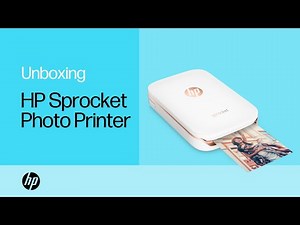 Unboxing and Setting Up the HP Sprocket Photo Printer | HP Sprocket Printers | HP Support