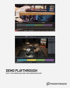 104 reactions | Here’s another example of the Americana EBX in action, backed up by the Americana EZX! | Toontrack | Facebook