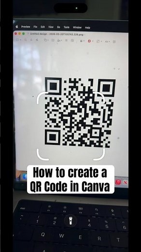 How to create a QR code in Canva #CanvaTips #QRCode #CanvaTutorial #SmallBusinessTips #YouTubeShorts