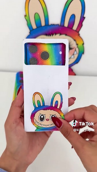 Labubu Paper iPhone 17 Pro Max Unboxing - Rainbow Edition