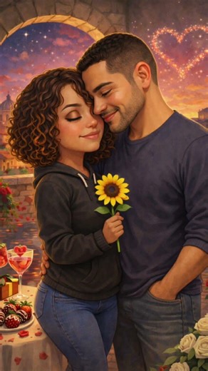 Eyes open. Eyes closed. Heart still open. Learning to love again. AI caricature ✨