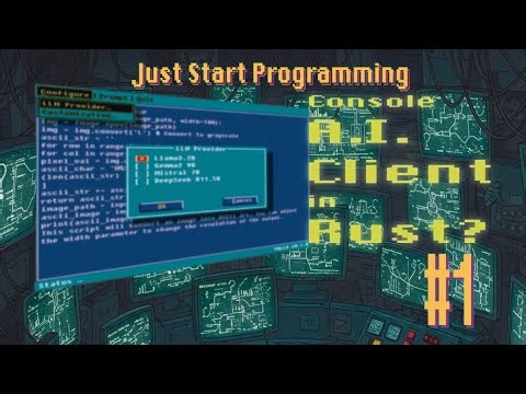Console AI Chat Client in Rust Programming Language + Ratatui #1