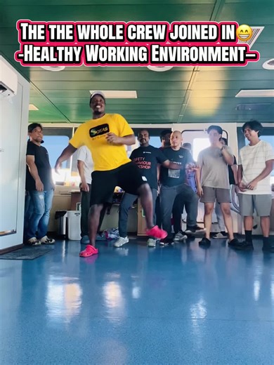 Crew Joins In: Healthy Work Environment
