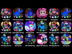 FNF Raptime, FNF Corrupted Night, FNF Pibby Mod, Music Night Battle, FNF Rap Battle, FNF Beat Blade