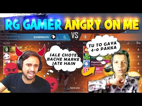 ‪@RGGamerLive‬ IN MY GAME || ANGRY YOUTUBER CALL ME CAMPER SALA 🤬😤 || RG GAMER ANGRY ON ME 😡