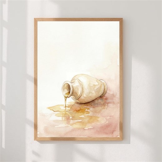 Alabaster Box Art Print, Contemplative Christian Wall Art (digital Download) - Etsy