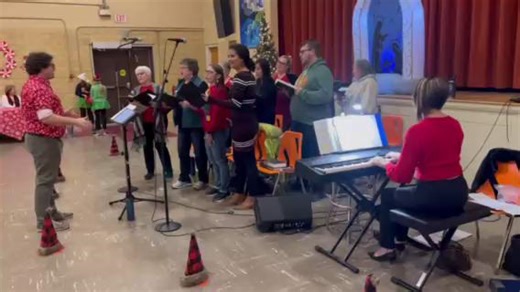 Thanks to our 10 AM Mass choir for sharing their voices with us at our annual Advent family event! | Chatham Catholic Family of Parishes