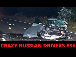 RUSSIAN DASHCAM- Crazy Drivers Car Crash Compilation #36