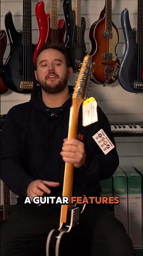 Vintage REVO Series Surfmaster Thinline 12 String #electricguitar - Boulevard Black