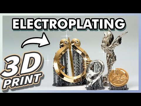 Super Shiny 3D Prints | DIY Electroplating