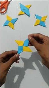 How to Make a Paper Ninja Star – Easy Origami Tutorial 🌀🔥 | Step-by-Step Guide