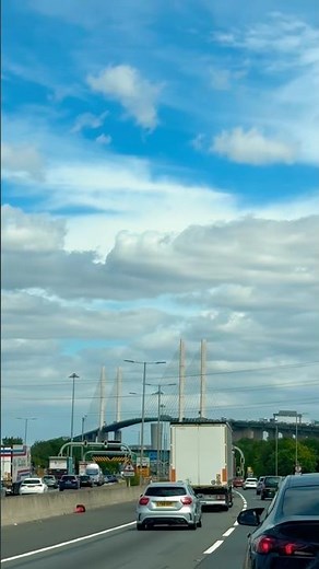 The iconic Dartford Crossing #DartfordCrossing #Kent #Essex #UKTravel #TravelShorts #Shorts #tunnel