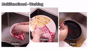 Kitinjoy Cotton 8 Pack Terry Kitchen Dish Cloths, 12 x 12 Inches Super Soft and Absorbent Dish Rags, Quick Drying Dish Towels for Washing Dishes, Red