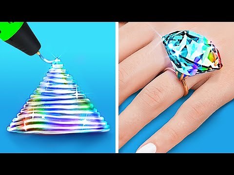 ЛУЧШИЕ ИДЕИ ЮВЕЛИРНЫХ ИЗДЕЛИЙ || ПОДЕЛКИ 3D-РУЧКОЙ И ИЗ ЭПОКСИДНОЙ СМОЛЫ