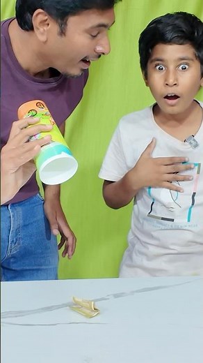 அப்பா Magic Trick 😱 10 ரூபாய் → 20 ரூபாய் | Paiyan Shock 🤯 #TamilShorts