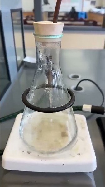 Superheated steam burns metal