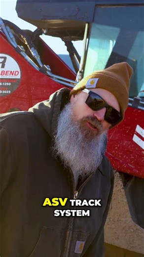 ASV Track System: Heavy Duty & Built to Last! #shorts