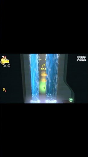 World 3-7 Switchboard Falls Green Stars & Stamp - Super Mario 3D World
