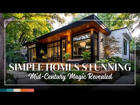 Luxe Mid Century Modern Bungalows – Compact Designs with Timeless Prestige