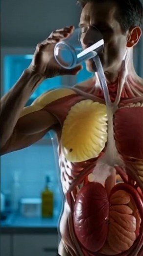 💧 Hydration Hack! See What Water Instantly Does Inside Your 3D Body