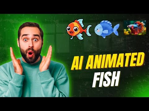 “AI Generated Fish Video 4K Digital Aquarium Animation”