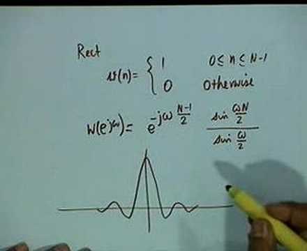 Lecture - 39 FIR Digital Filter Design by Windowing