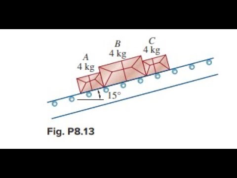 Solve Prob. 8.13 assuming that package is placed to the right of both packages and