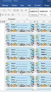 Create Stunning Sticker Labels in Minutes with MS Word