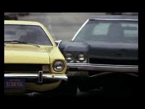 '72 Impala chases '73 Pinto jump,crash,explosion