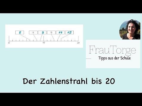 Der Zahlenstrahl bis 20