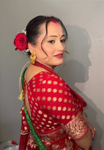 Isn’t she looking so gorgeous 😍 Simple guest makeover. #fyp #makeup #tiktok #guestmakeup #followformore