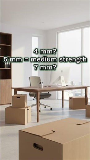 Moving box cardboard thickness - how strong are they?