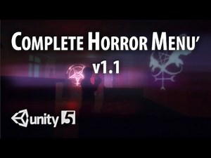 Complete Horror Menu - v1.1 [Unity 5 ready to use menu]