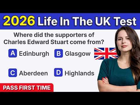 Life in the UK Test 2026 | 24 Practice Questions – Full Mock Test 🇬🇧 Pass First Time