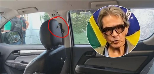 Tiros disparados por Roberto Jefferson atingiram encosto de cabeça em viatura da PF