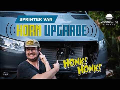 Sprinter Van Horn Upgrade - SUPER BASS!