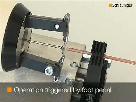 Programmable Coaxial Cable Stripping Machine - Schleuniger CoaxStrip 5400