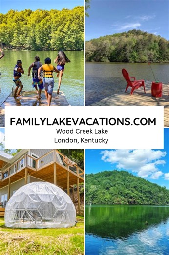 Dreaming of Summer 2026? Escape to the peaceful waters of Wood Creek Lake in London, Kentucky! Choose from 4 beautiful lakefront properties, perfect for families and groups — sleeping 6 to 16 guests. Whether you’re planning a relaxing getaway, a family reunion, or an adventure-filled lake vacation, we’ve got the ideal spot waiting for you. 🌊 Book your stay: familylakevacations.com 📅 Create the memories your family will talk about for years. | Family Lake Vacations London, Kentucky