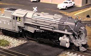 HO比例 Lionel 4-6-6 T 蒸汽机车模型