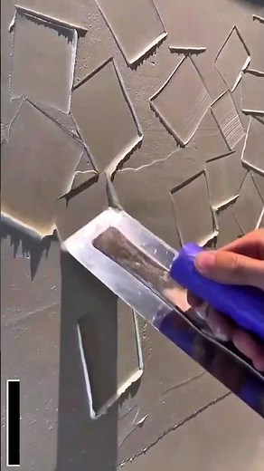 Microcement Wall Texture: Creating a Unique Diamond Pattern!