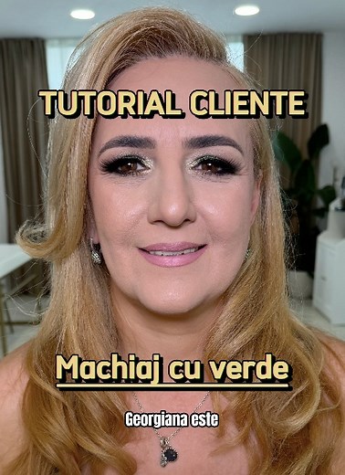 564K views · 10K reactions | Tutorial Cliente - Machiaj cu verde | Turkoane Alexandra | Facebook
