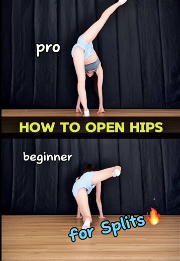Your Hips decide if you ever get your Middle Split💅🏻 These 5 POWERFUL exercises will open them wide🌀 Beginner Pro inside 🔥 SAVE it, Try it and tell me which one feels the hardest 👇 👉🏻More Tips on how to get more flexible on my page😉 #flexibility #stretching #splits #yogapractice #gymnastics