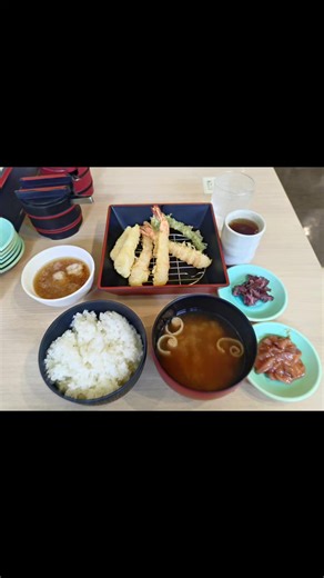 えび定食(ご飯中) えび3尾・追加のいか・追加のこごり 新じゃがいも・ナス・ごぼう 白エビかき揚げ 白エビのかき揚げ丼 #えび定食 #いか #こごり #揚げたてサクサク #天ぷら七福
