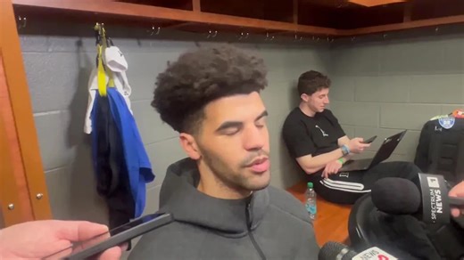 Cayden Boozer interview before Duke basketball game vs TCU in March Madness