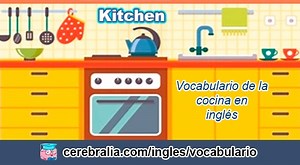 🥇【 VOCABULARIO DE LA COCINA EN INGLÉS 】✔️ KITCHEN VOCABULARY