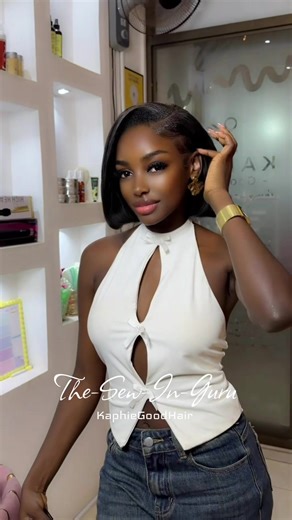 12 Inch Human Hair Bob Sew-In Tutorial