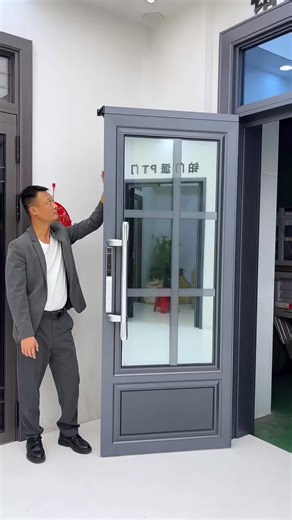 The PT door combines sliding and swing-opening functions,opening the entire doorway effectively.ideal for interior partitions and small spaces.#ptdoors #moderndoorsandwindows #customwindows #ptdoorfactory #ptdoordesign