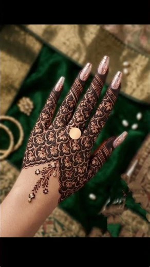 Simple Back Hand Mehndi Design 2026 😍 | Easy & Stylish Henna Art #shorts
