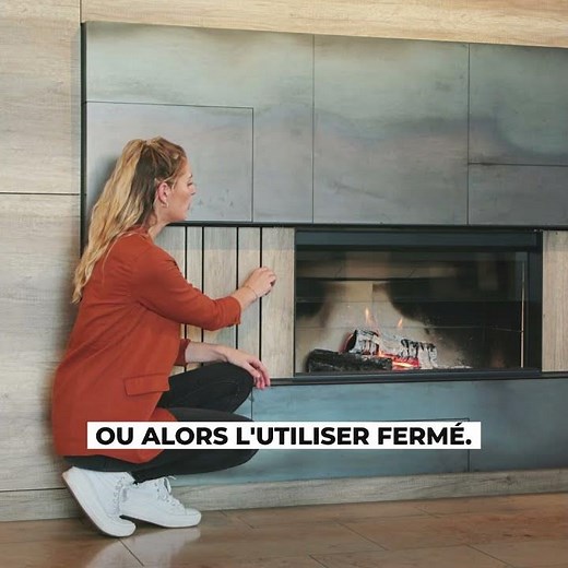 🔥 Présentation d'un insert à bois escamotable de chez Stûv