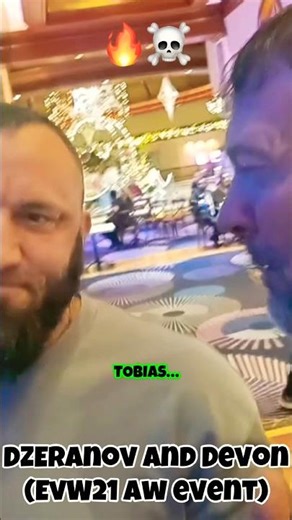 Devon Larratt and Georgii Dzeranov Talking at the EvW21 Armwrestling Event! 💯🤩#devon #armwrestling